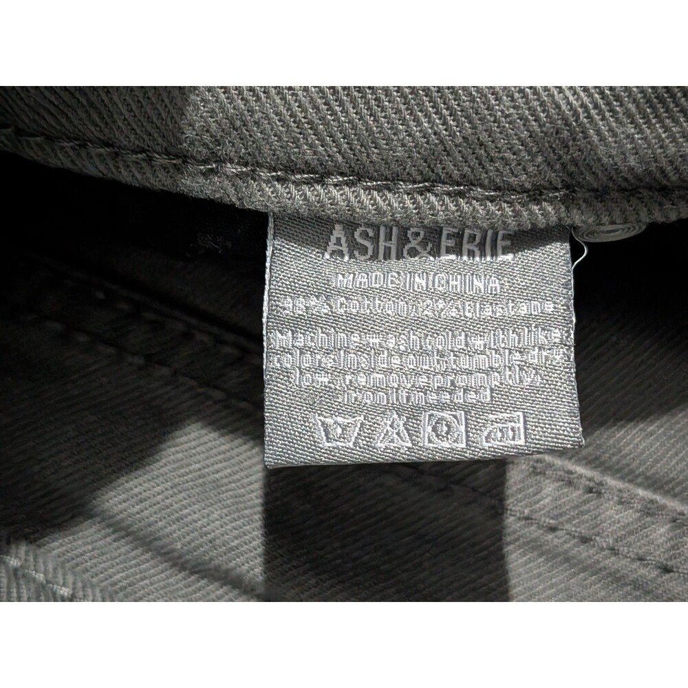 Ash Erie Jeans Mens 31x27 (31x26) Straight Leg Gray - Picture 7 of 8
